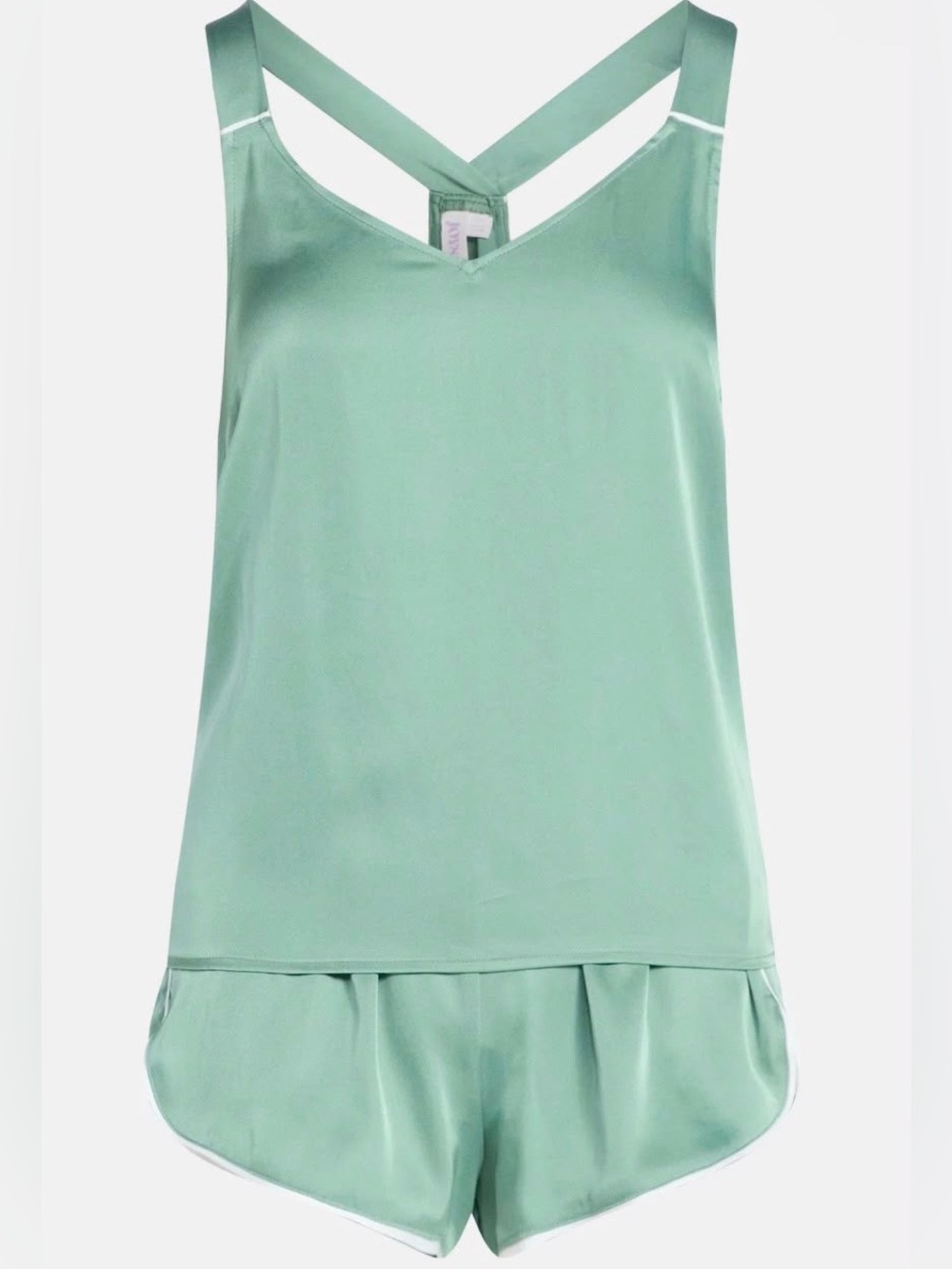 (400)Joyspun Women’s Stretch Satin Cami and Shorts Pajama Set
